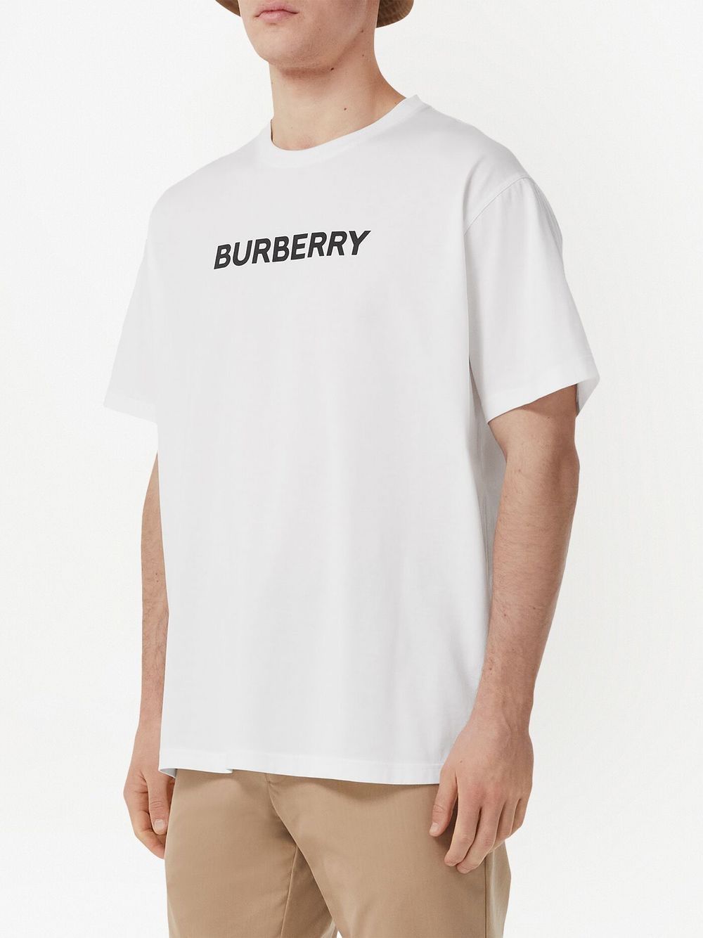BURBERRY LOGO WHITE T-SHIRT