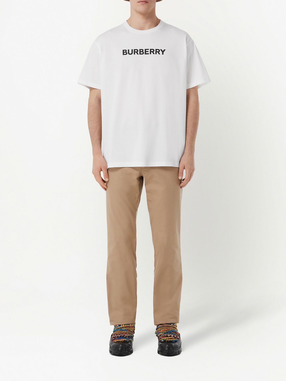 BURBERRY LOGO WHITE T-SHIRT