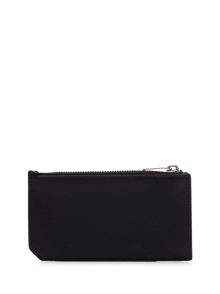 SAINT LAURENT Fragment Zipped Card Case