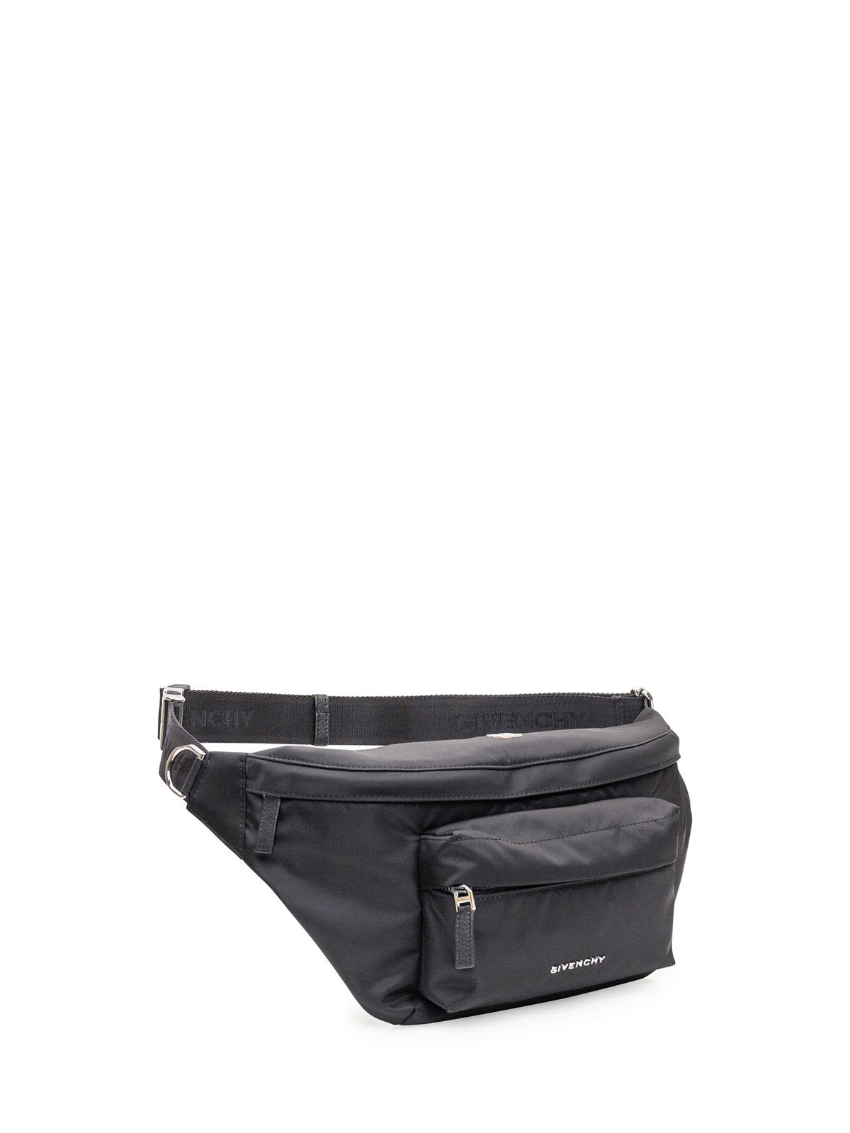 GIVENCHY Logo Plaque Zipped Belt Bag