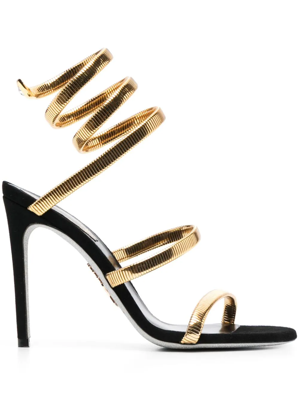 RENÉ CAOVILLA Juniper Round Toe Heeled Sandals
