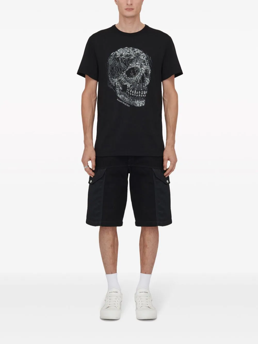 ALEXANDER MCQUEEN Skull Crewneck T-Shirt