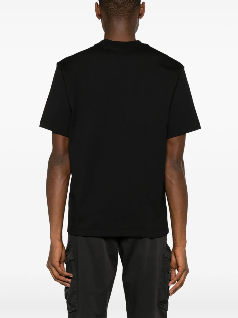 AMIRI BLACK Logo Printed Crewneck T-Shirt