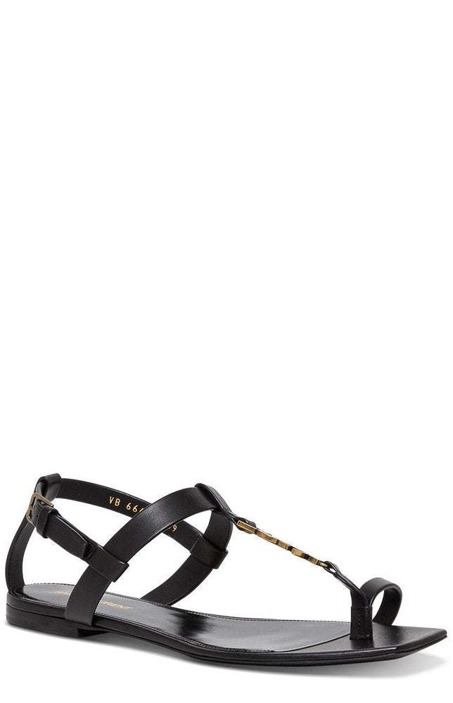 SAINT LAURENT Cassandra Thong Sandals