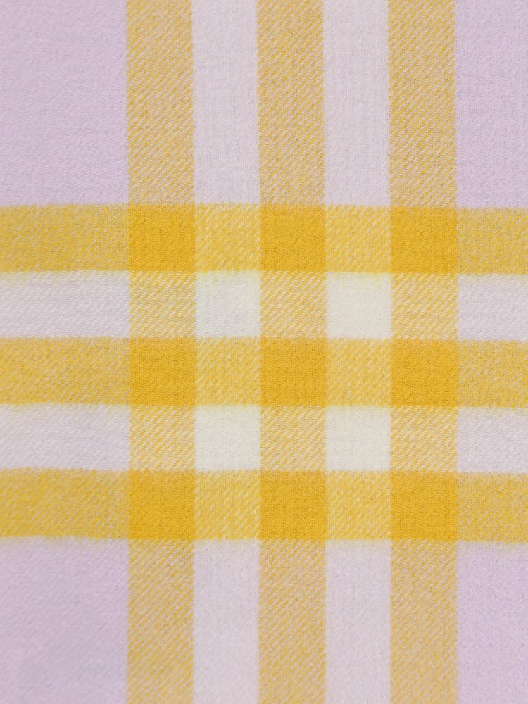 BURBERRY Checked Fringed-Edge Scarf