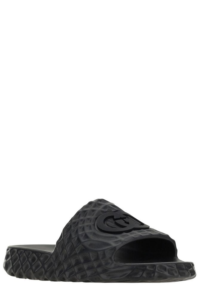 GUCCI Logo Patch Sandals