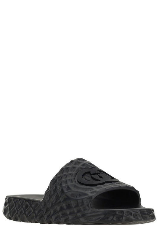 GUCCI Logo Patch Sandals