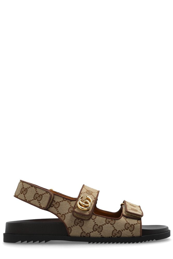 Gucci Double G Monogrammed Sandals