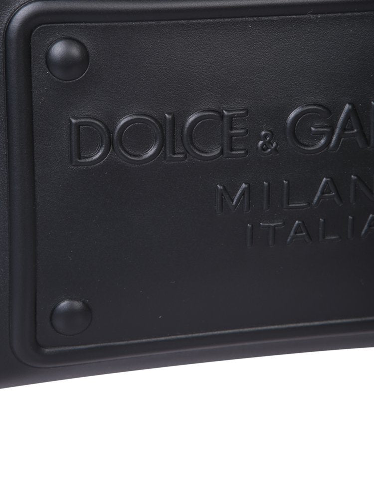 Dolce & Gabbana Logo Embossed Small Shoulder Bag