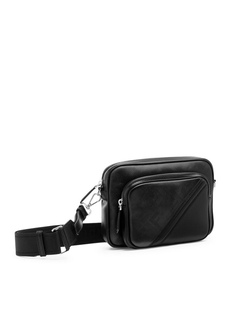 Fendi Shadow Diagonal Duo Camera Messenger Bag