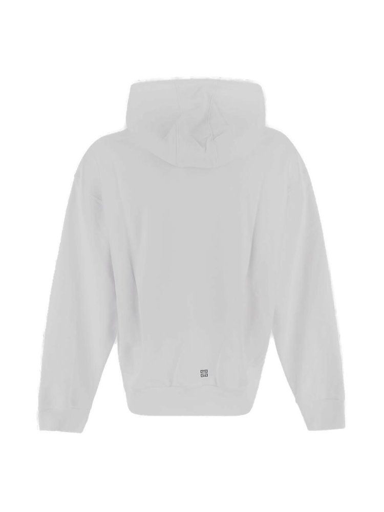 GIVENCHY Logo Printed Drawstring Hoodie