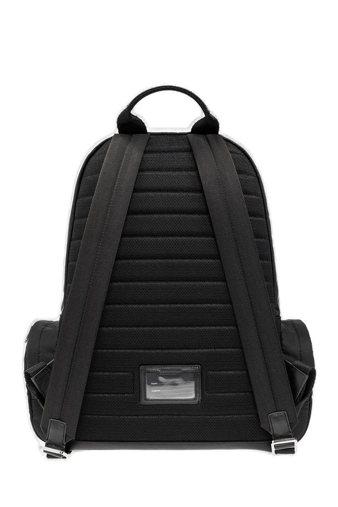 DOLCE & GABBANA Logo Detailed Zipped Backpack