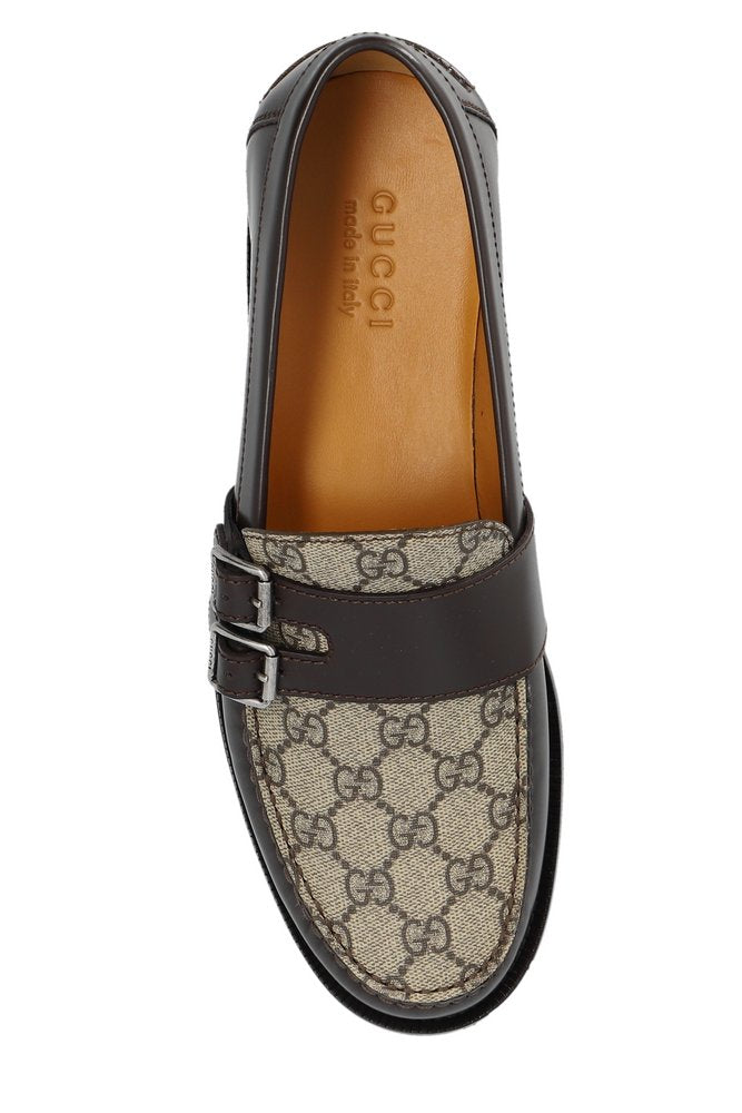 Gucci Buckle Detailed Loafers