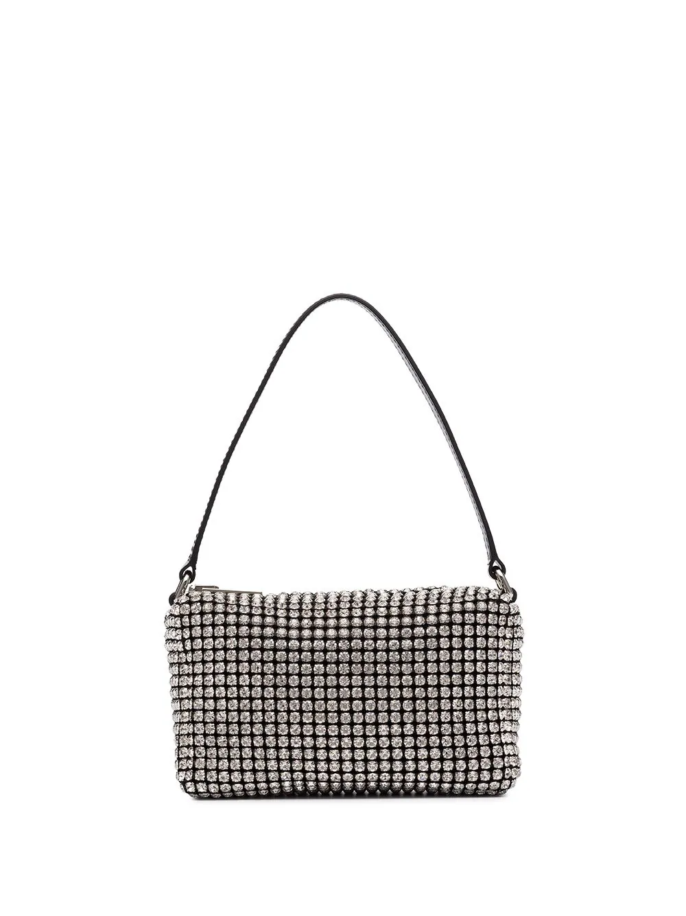 ALEXANDER WANG medium Wangloc rhinestone-embellished clutch bag
