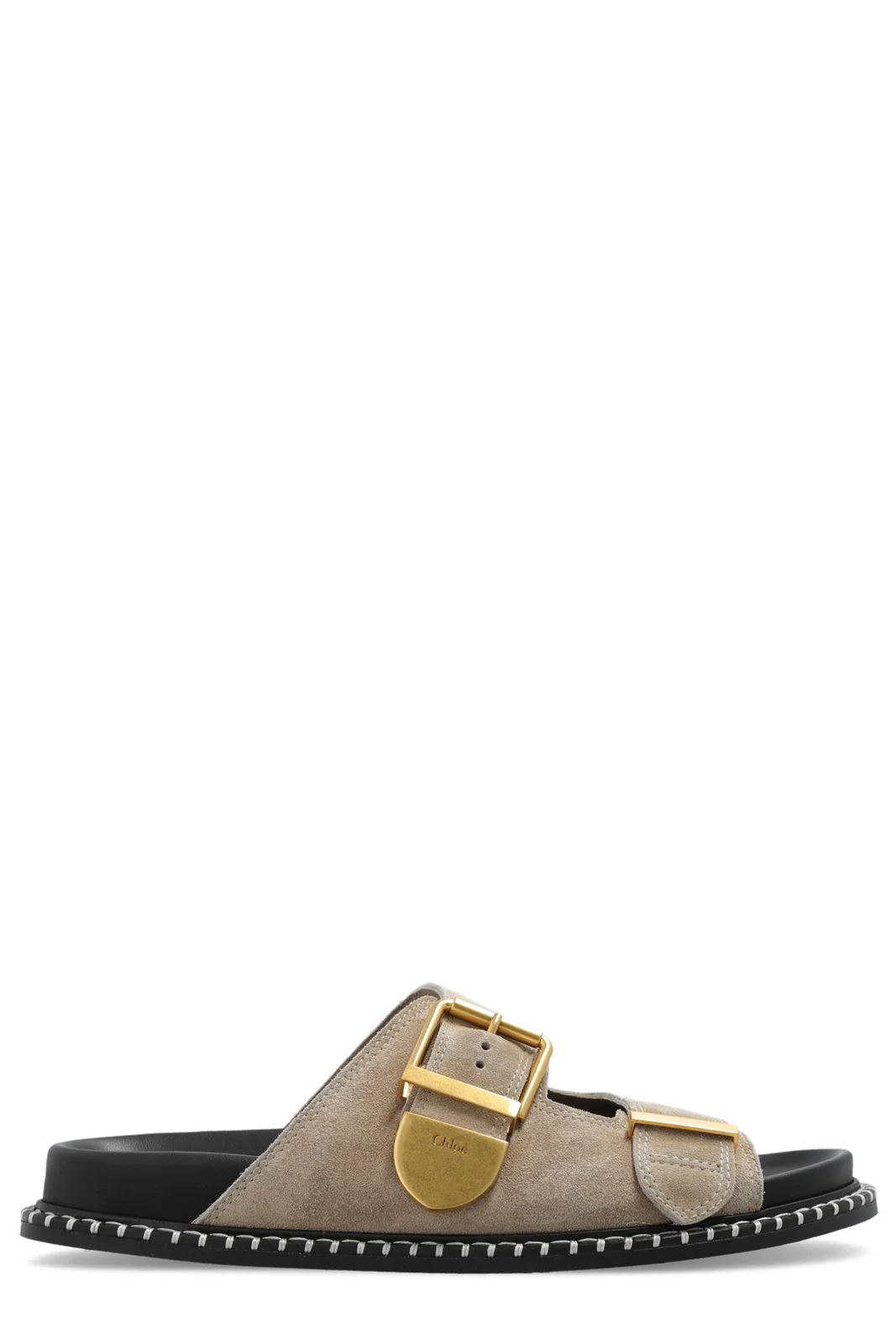 CHLOÉ Buckle-Detailed Slip-On Sandals