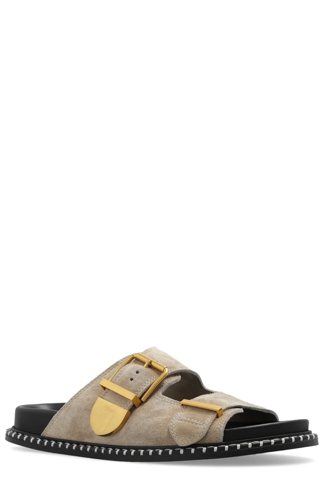 CHLOÉ Buckle-Detailed Slip-On Sandals