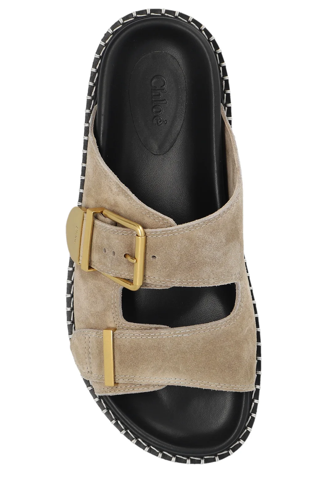CHLOÉ Buckle-Detailed Slip-On Sandals