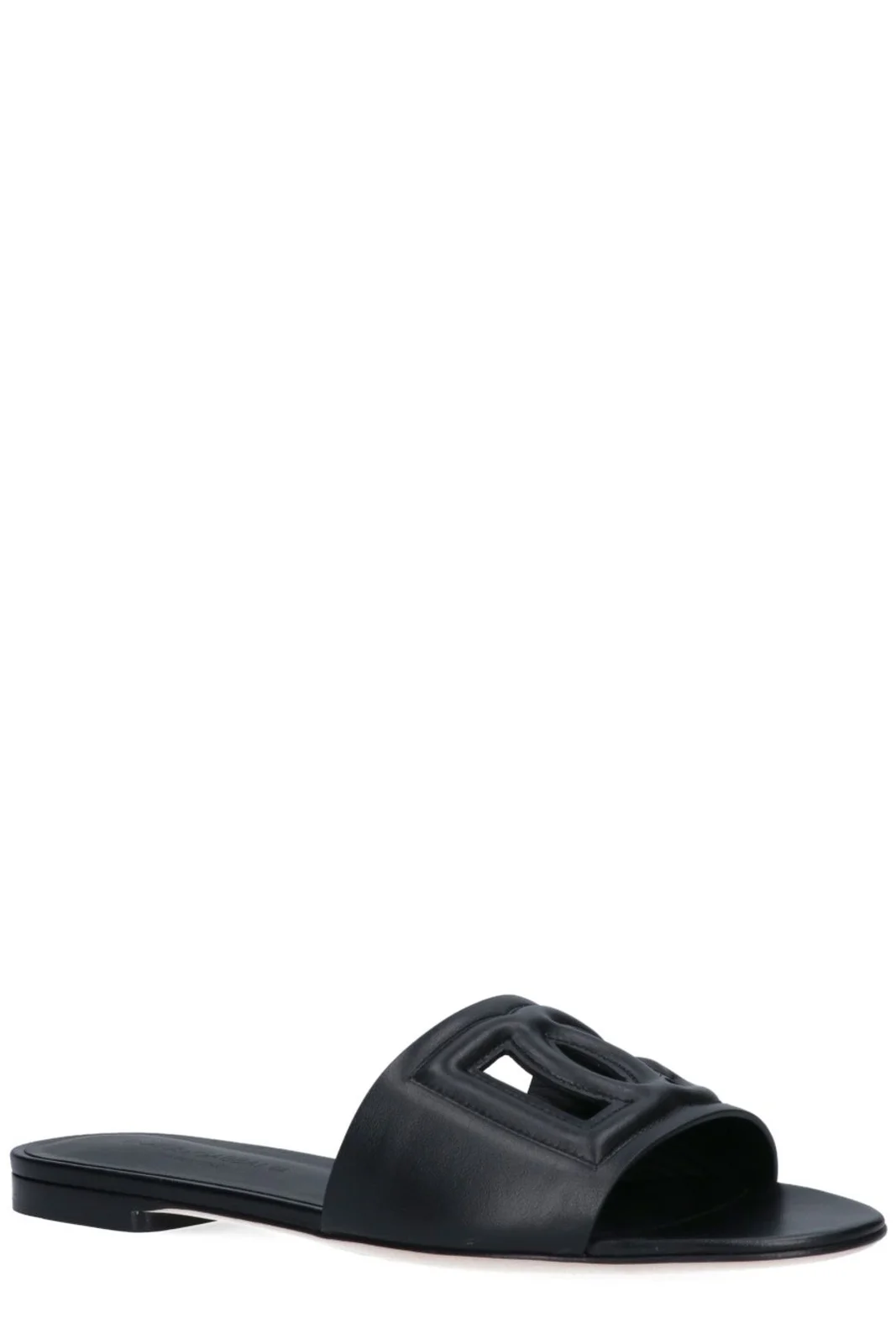 DOLCE & GABBANA Logo Cut-Out Sandals