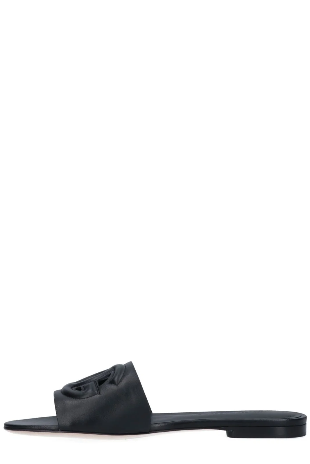 DOLCE & GABBANA Logo Cut-Out Sandals