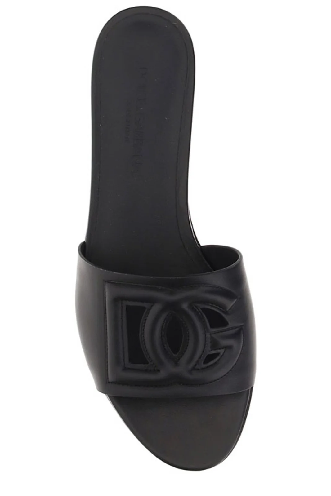 DOLCE & GABBANA Logo Cut-Out Sandals