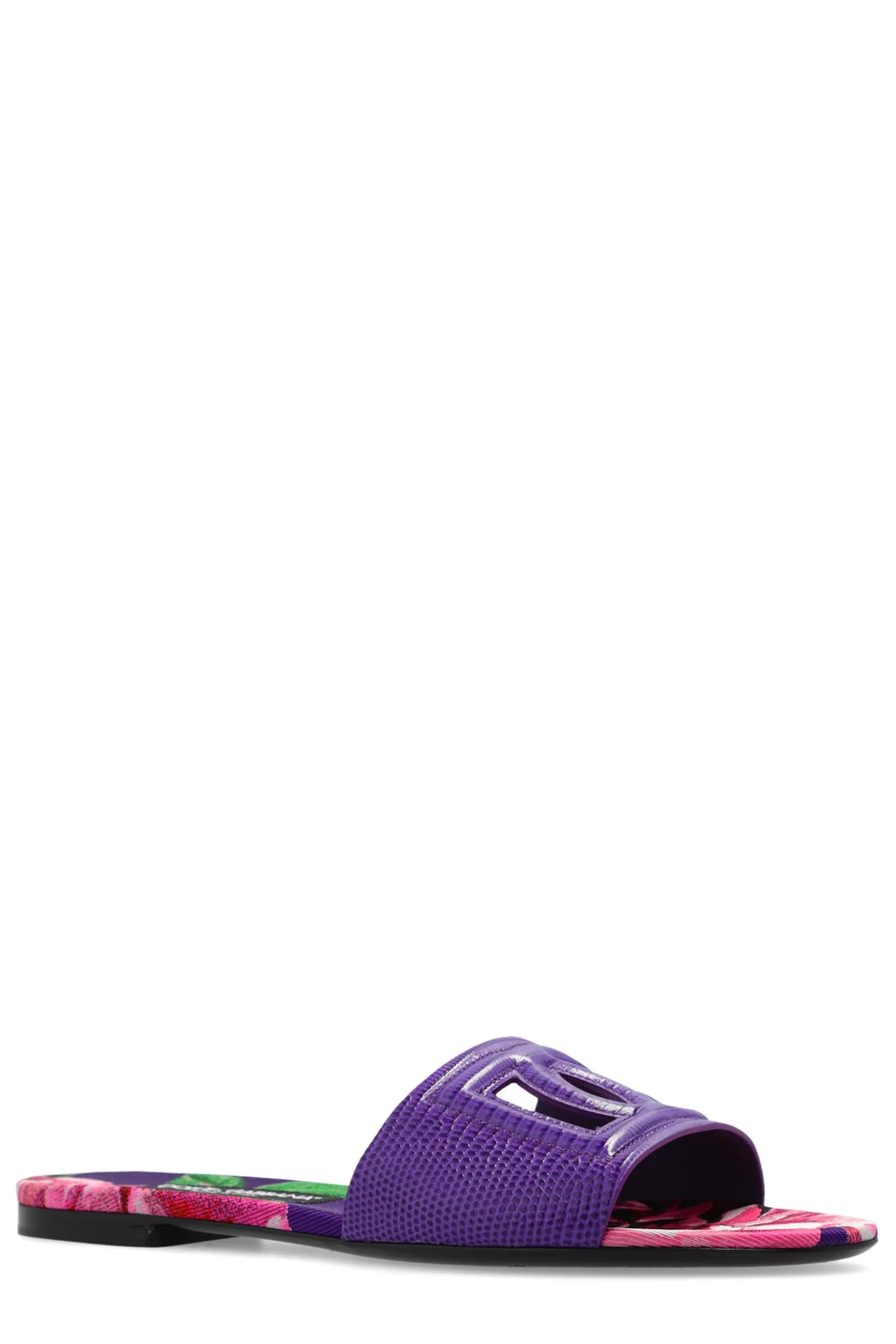 DOLCE & GABBANA DG Logo Cut-Out Detailed Sliders