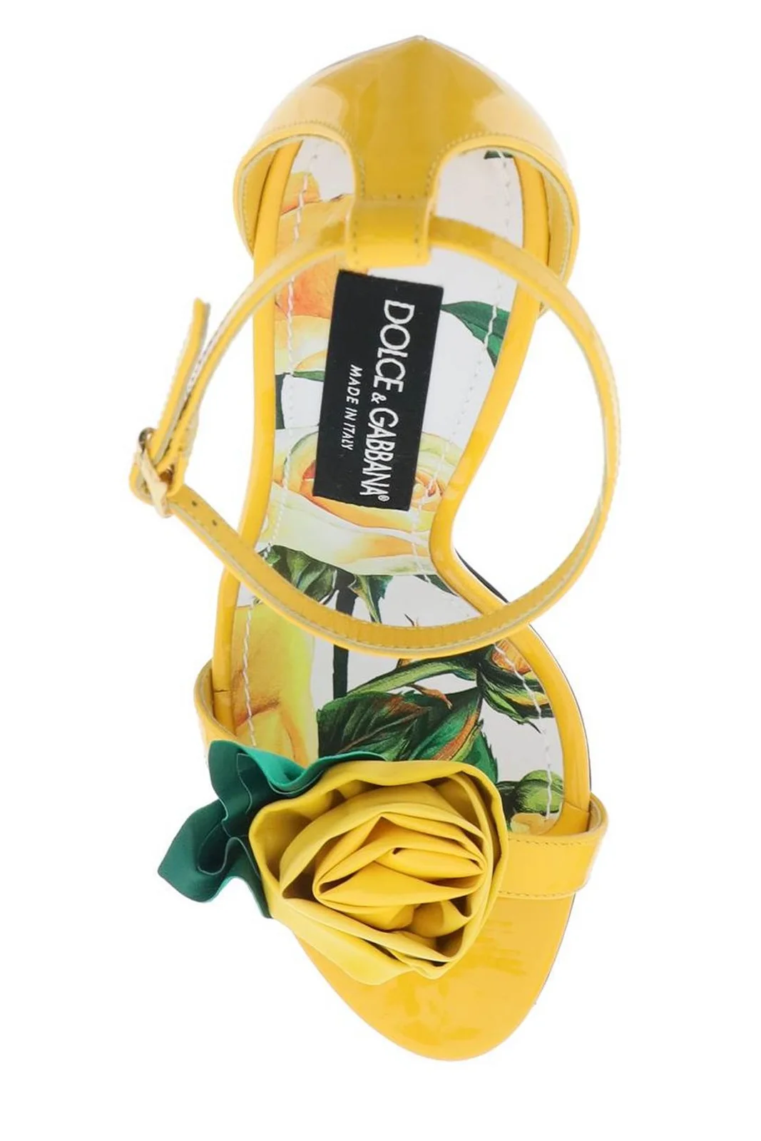 DOLCE & GABBANA Floral Patch Sandals