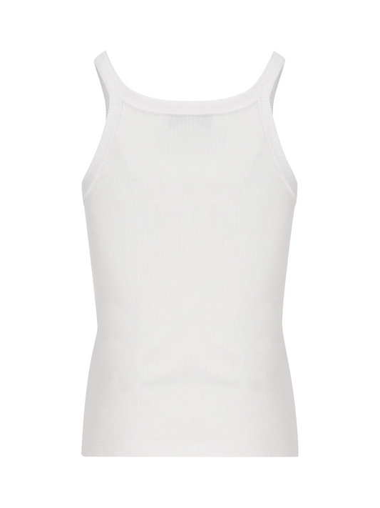 FENDI Logo Embroidered Knitted Tank Top