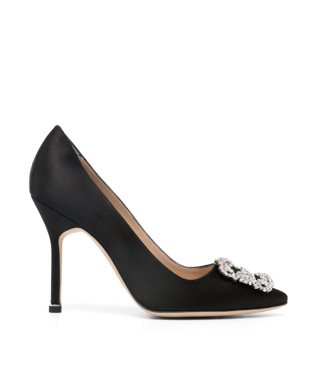 MANOLO BLAHNIK Hangisi crystal-embellished pumps 110
