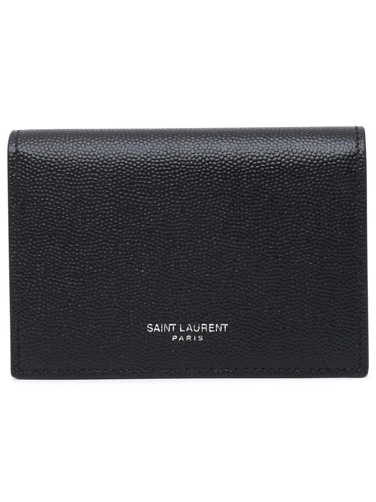 SAINT LAURENT Logo Print Bifold Cardholder