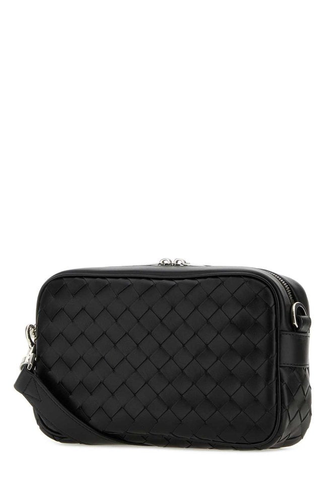 BOTTEGA VENETA Intreccio Zip Around Messenger Bag