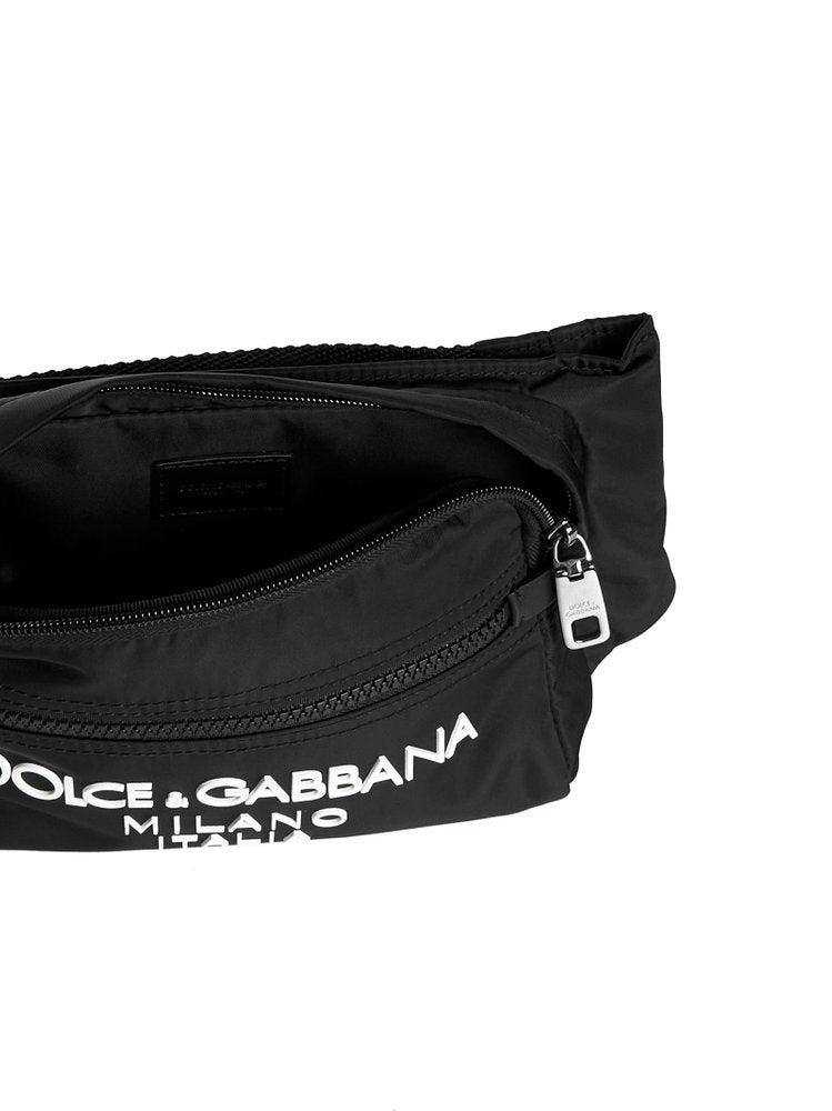 Dolce & Gabbana Logo Embossed Zipped Belt Bag