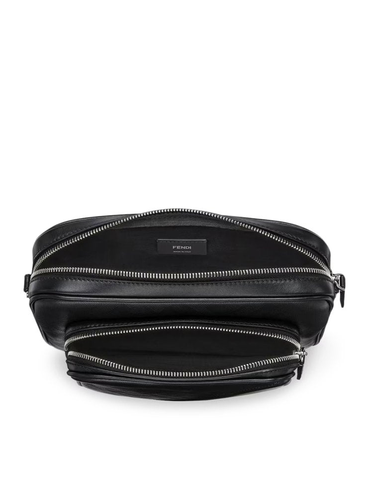 Fendi Shadow Diagonal Duo Camera Messenger Bag