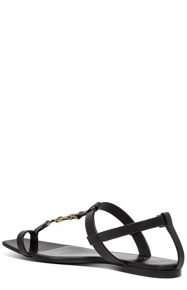 SAINT LAURENT Cassandra Thong Sandals