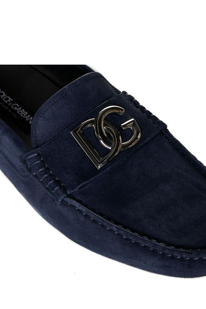 Dolce & Gabbana DG Logo Plaque Loafers