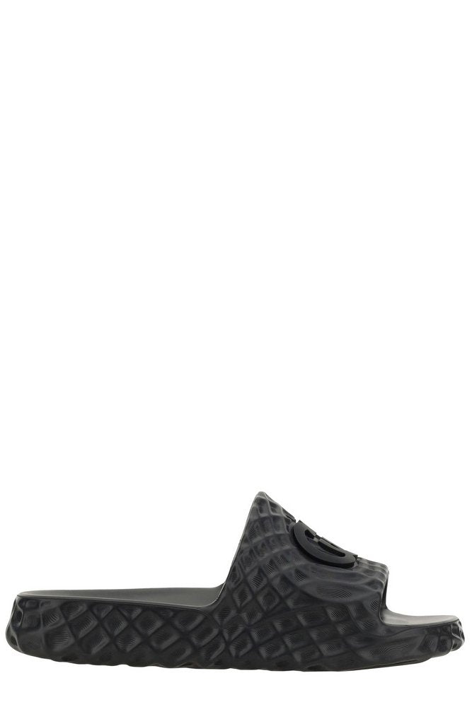 GUCCI Logo Patch Sandals