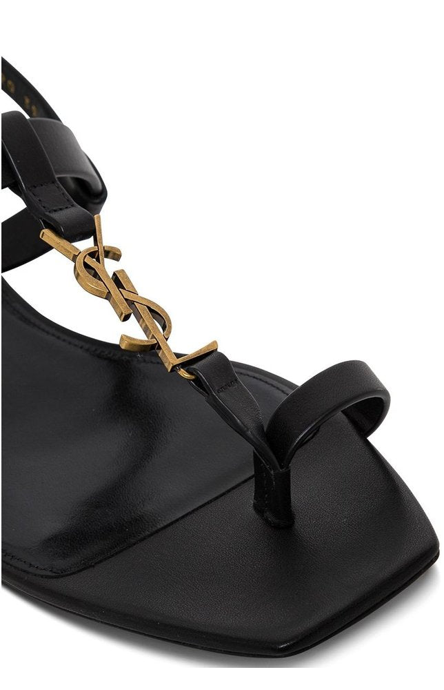 SAINT LAURENT Cassandra Thong Sandals