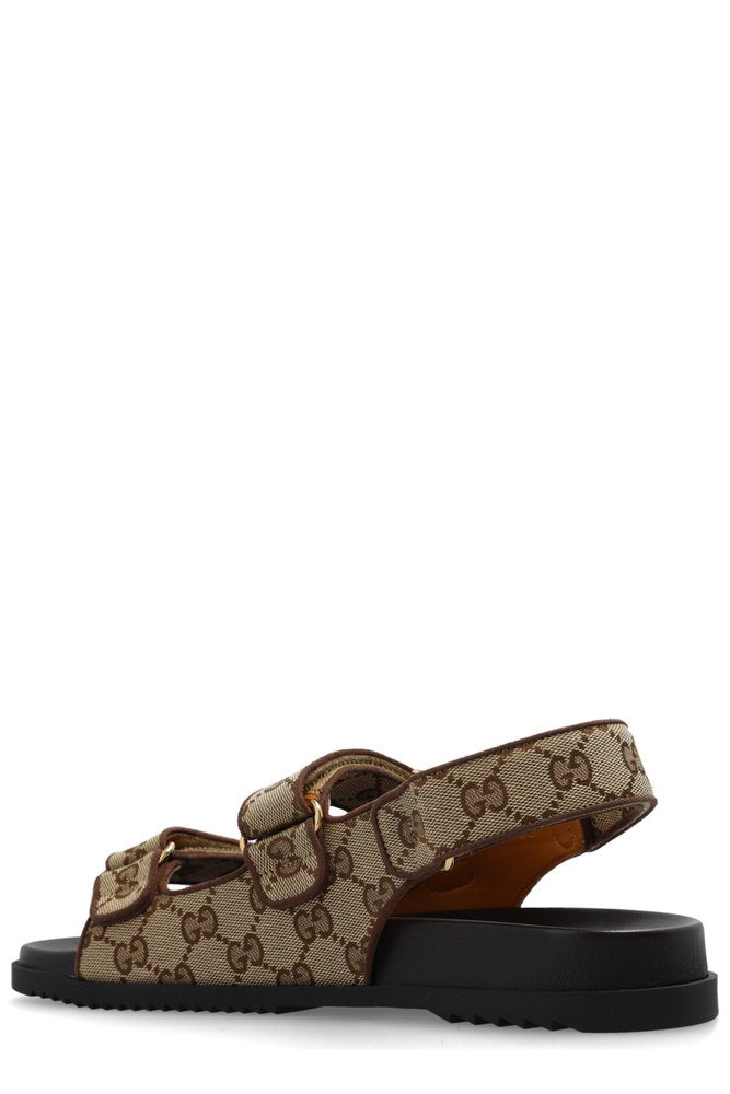 Gucci Double G Monogrammed Sandals