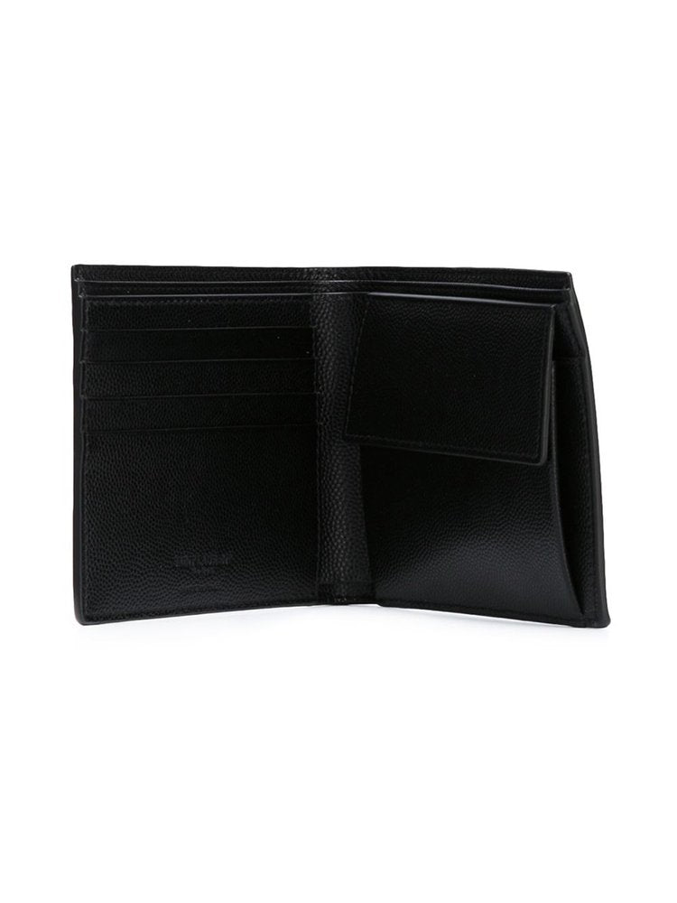 Saint Laurent Logo Plaque Bi-Fold Wallet