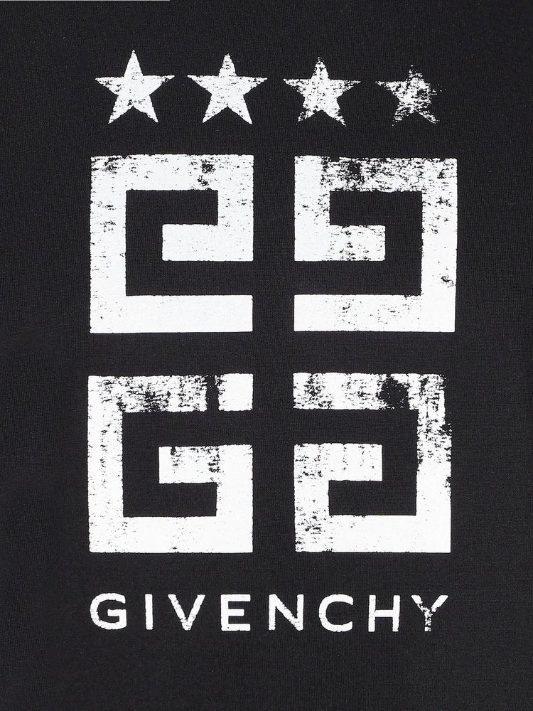 GIVENCHY Faded 4G Logo Printed Crewneck T-Shirt