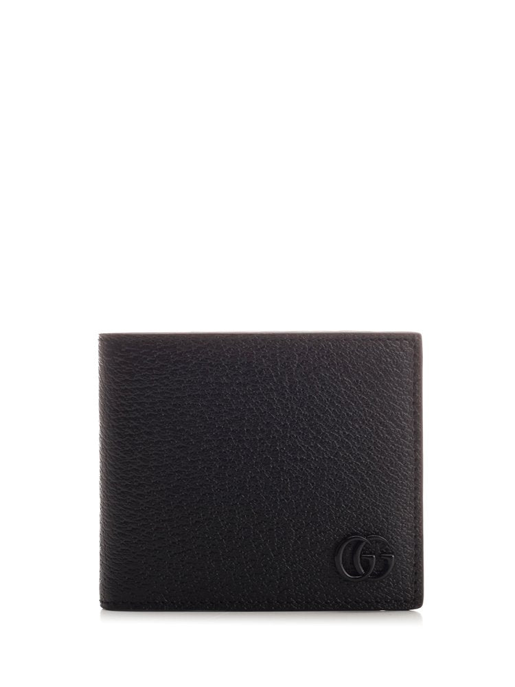 GUCCI Logo Plaque Bi-Fold Wallet