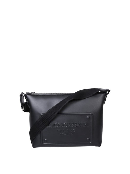 Dolce & Gabbana Logo Embossed Small Shoulder Bag