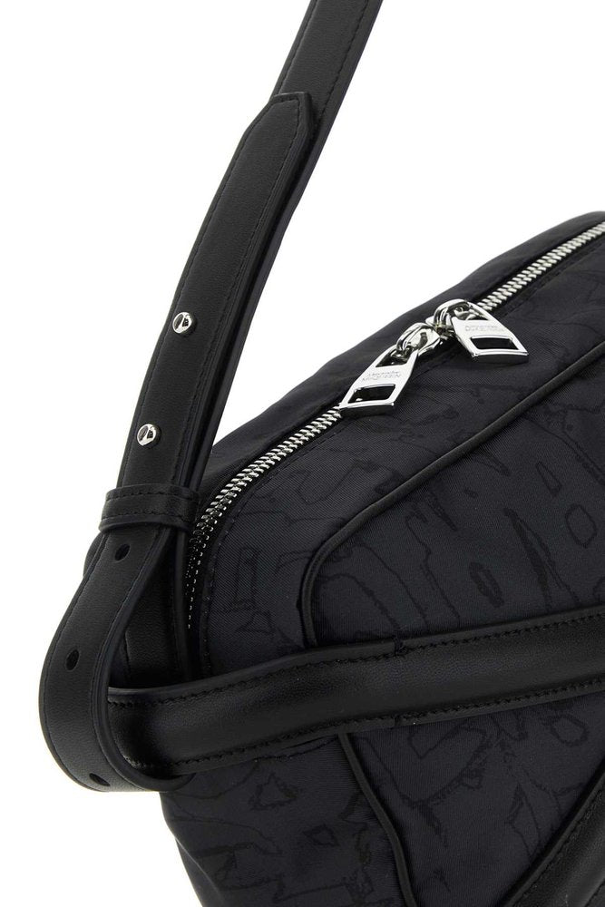 ALEXANDER MCQUEEN The Harness Logo-Printed Zipped Camera Bag