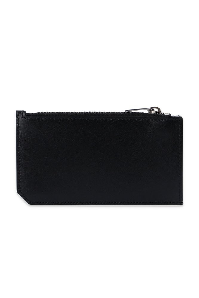 Saint Laurent Tiny Monogram Fragments Zip Card Case