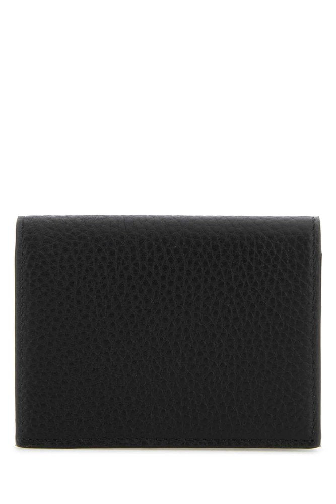 DOLCE & GABBANA Logo Embossed Foldover Top Wallet