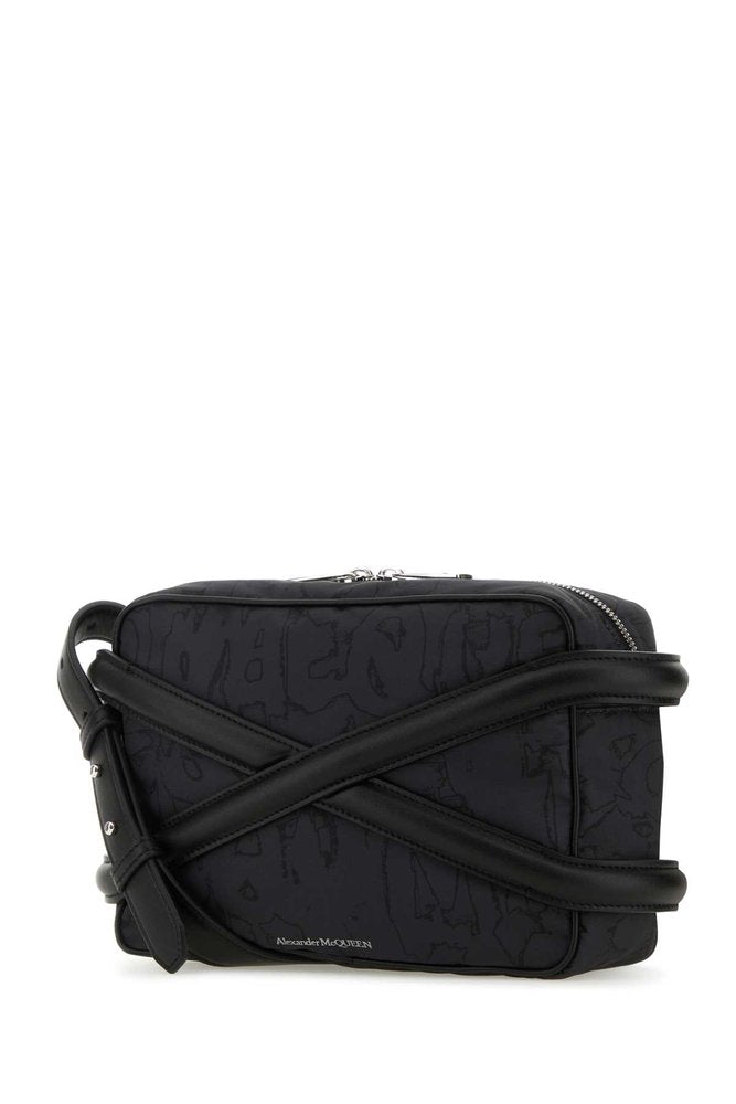 ALEXANDER MCQUEEN The Harness Logo-Printed Zipped Camera Bag