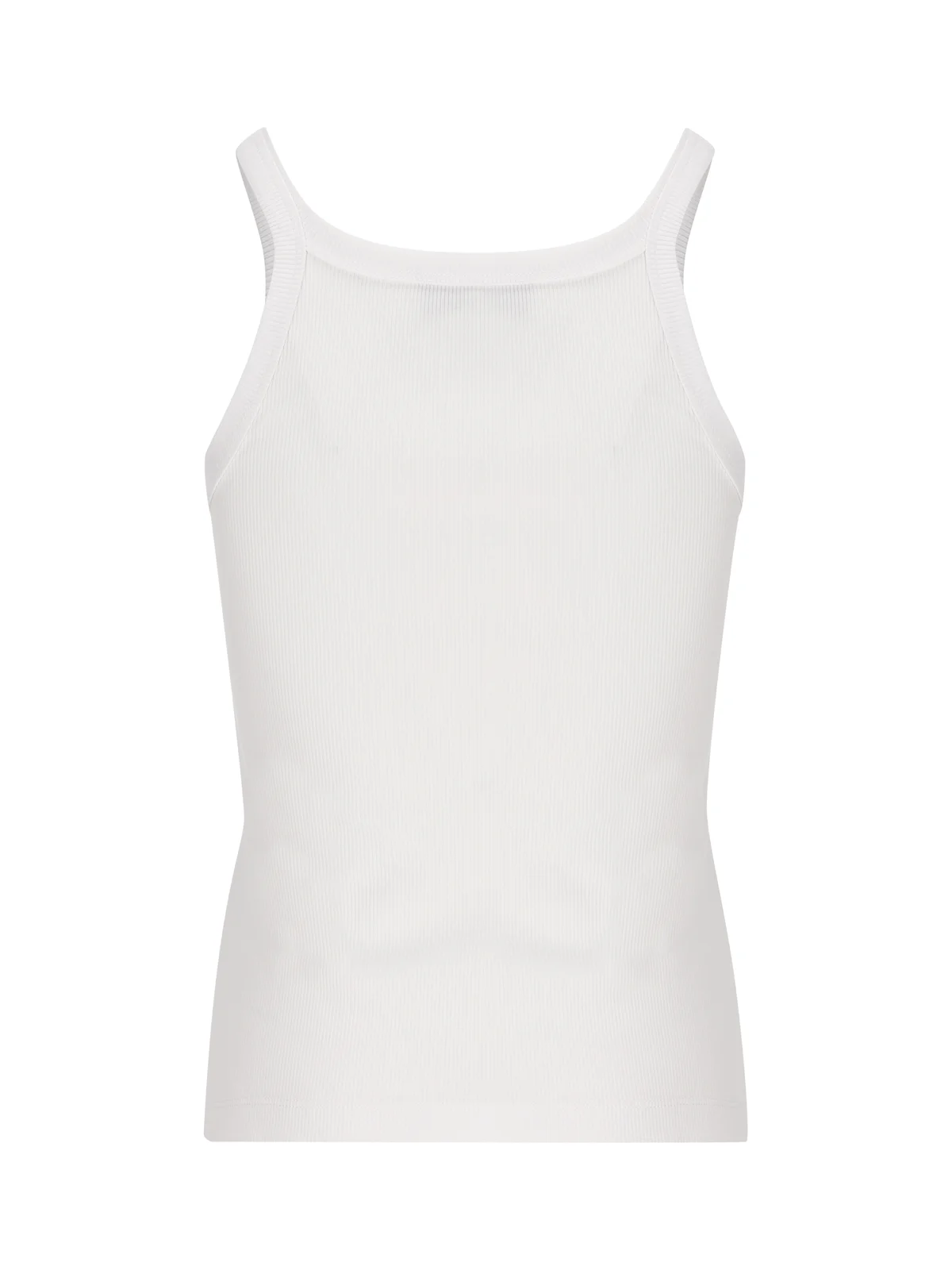 FENDI Logo Embroidered Knitted Tank Top