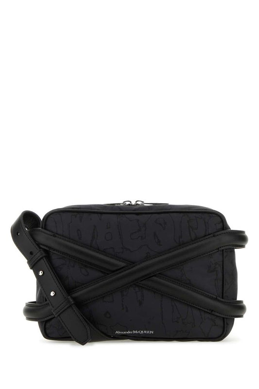 ALEXANDER MCQUEEN The Harness Logo-Printed Zipped Camera Bag