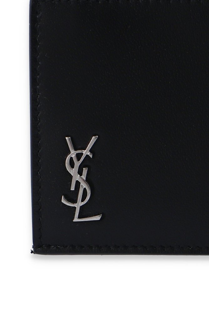 Saint Laurent Tiny Monogram Fragments Zip Card Case